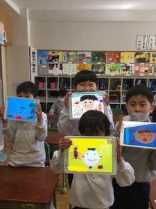 清瀬　私立　小学校　東星学園　校長　大矢正則　2年生図工(4)