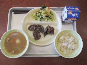 カトリック　ミッション　男女　東星学園　大矢正則校長　学校給食週間(9)