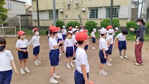 カトリック　ミッション　男女　東星学園　校長　大矢正則　運動会練習低学年(2)