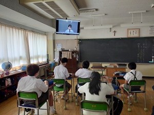 東星学園　校長　大矢正則　児童会役員選挙(1)