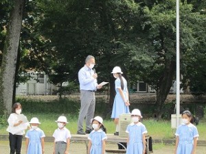 清瀬　私立　小学校　東星学園小学校　校長　大矢正則　前期終業式(2)