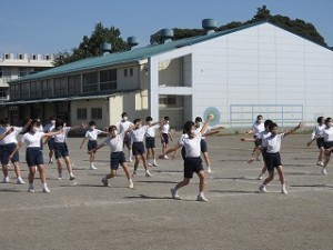 カトリック　ミッション　男女　東星学園小学校　大矢正則校長　もうすぐ体育祭(3)