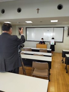 東星学園　校長・大矢正則　清瀬　私立　小学校　2022年度前期　児童会役員選挙(2)