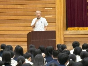 《 人権に関する講話 ～人間としてあるべき姿～ 》（中・高）
