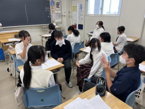 《 心の健康教育 》（中学３年生）