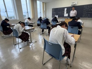 中間テストが始まりました