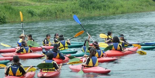 長野県白馬村にて夏季学校