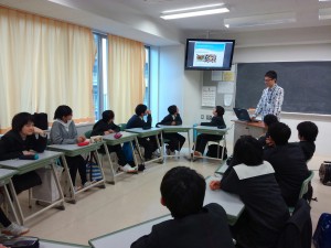 留学生による出張授業