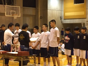 中学バスケットボール部大会報告