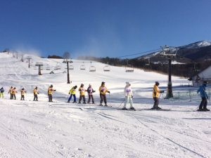スキー教室最終日